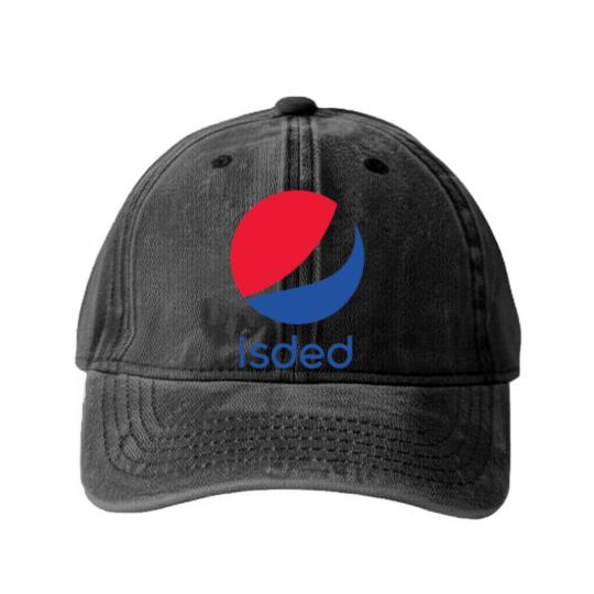 Discover isded boisson gazeuse Washed Denim Baseball Caps