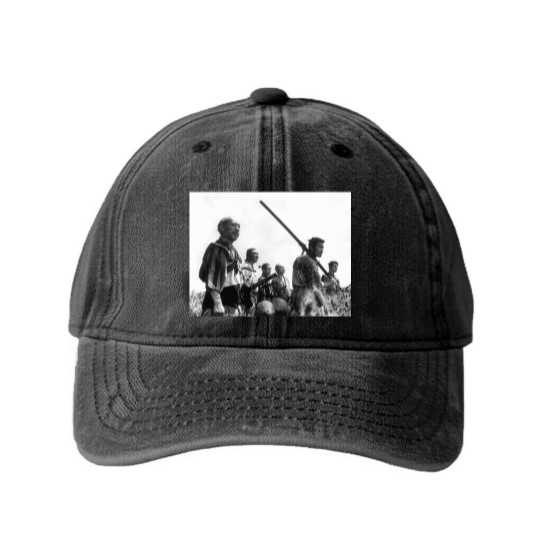 Discover Seven Samurai - Seven Samurai - Washed Denim Baseball Caps