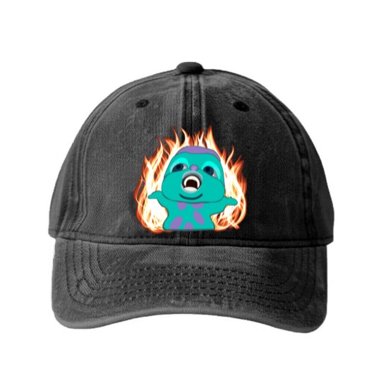Discover Bibble Meme Illustrated Active Washed Denim Baseball Caps