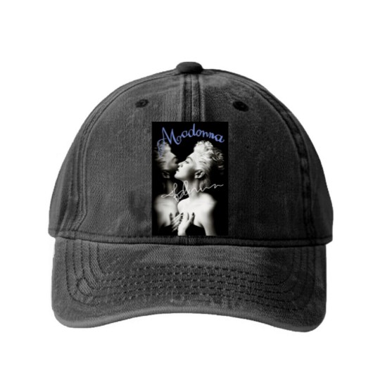 Discover Madonna Washed Denim Baseball Caps, Madonna Music Washed Denim Baseball Caps, The Celebration Concert Washed Denim Baseball Caps for fan
