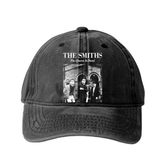 Discover THE-SMITHS-Washed Denim Baseball Caps prtin Art Washed Denim Baseball Caps