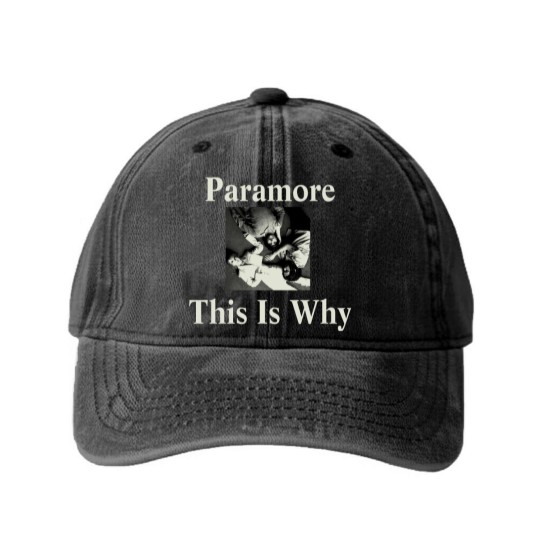 Discover Vintage this is why Washed Denim Baseball Caps, Rock Band Washed Denim Baseball Caps, Hayley Williams Washed Denim Baseball Caps