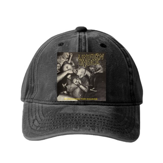 Discover Uniform Choice-Screaming For Change Washed Denim Baseball Caps