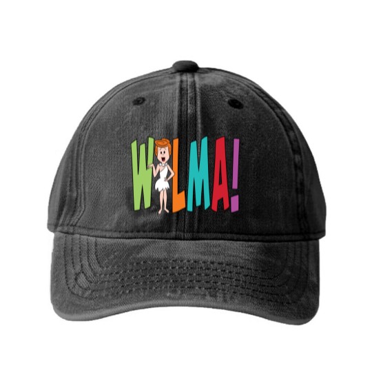 Discover The Flintstones | WILMA! Washed Denim Baseball Caps