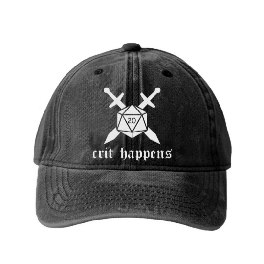 Discover Dungeons and Dragons Dungeon Master Washed Denim Baseball Caps