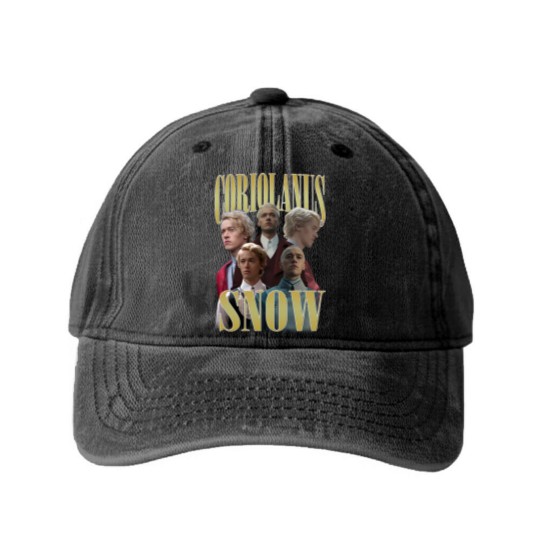 Discover I Can Fix Him Coriolanus Snow The Hunger Games Washed Denim Baseball Caps
