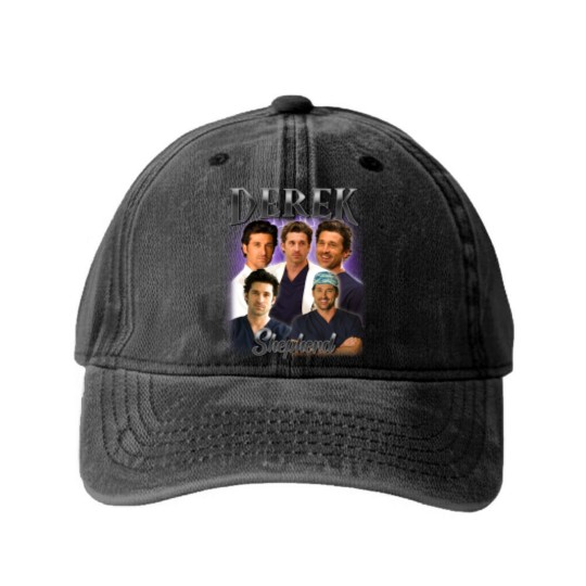 Discover Derek Shepherd Washed Denim Baseball Caps, Derek Shepherd  Vintage