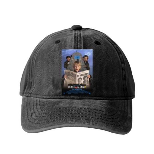 Discover Home Alone 2 Lost in New York  Essential Washed Denim Baseball Caps