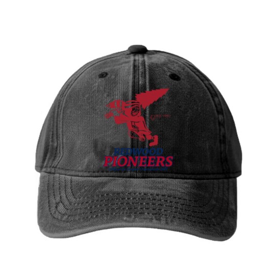 Discover Defunct Redwood Pioneers Baseball 1983 - California - Washed Denim Baseball Caps