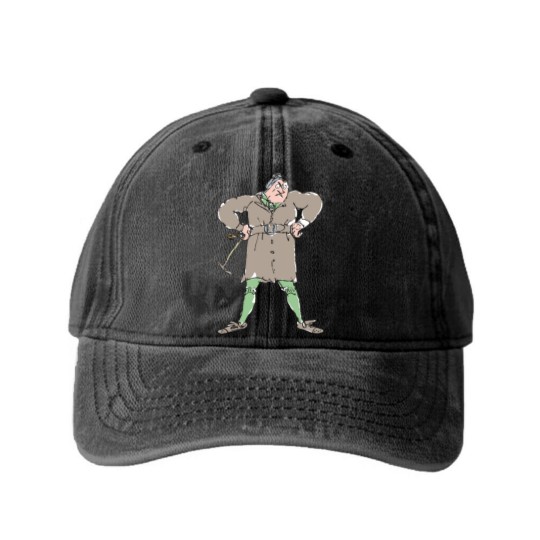 Discover Matilda - Miss Trunchbull - Roald Dahl _amp_ Quentin Blake Washed Denim Baseball Caps