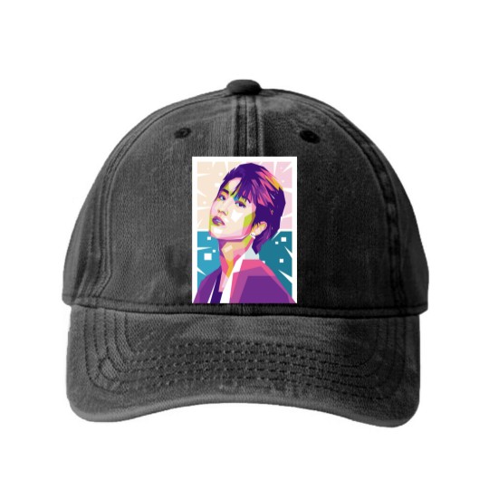 Discover STRAY KIDS HAN Classic Washed Denim Baseball Caps