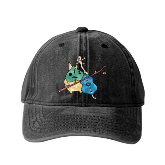 Discover Watercolor Windwaker Washed Denim Baseball Caps