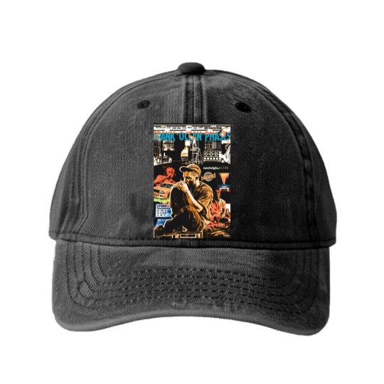 Discover Frank Ocean Phases Collage Washed Denim Baseball Caps