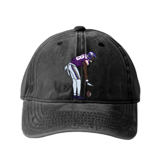Discover Justin Jefferson Celebration - Justin Jefferson - Washed Denim Baseball Caps