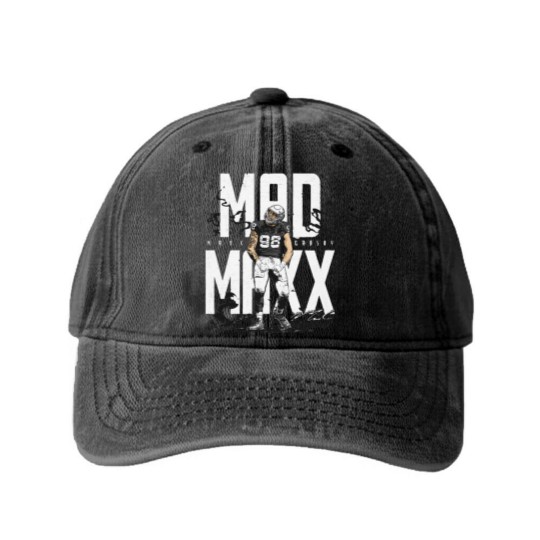 Discover Maxx Crosby Las Vegas Mad Maxx - Maxx Crosby - Washed Denim Baseball Caps