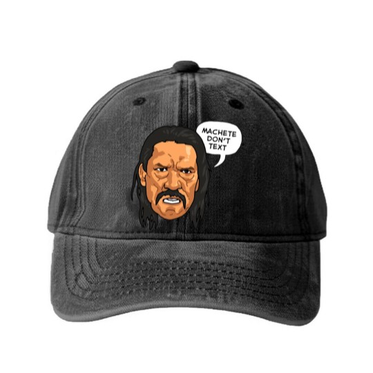 Discover Danny Trejo Sticker Washed Denim Baseball Caps