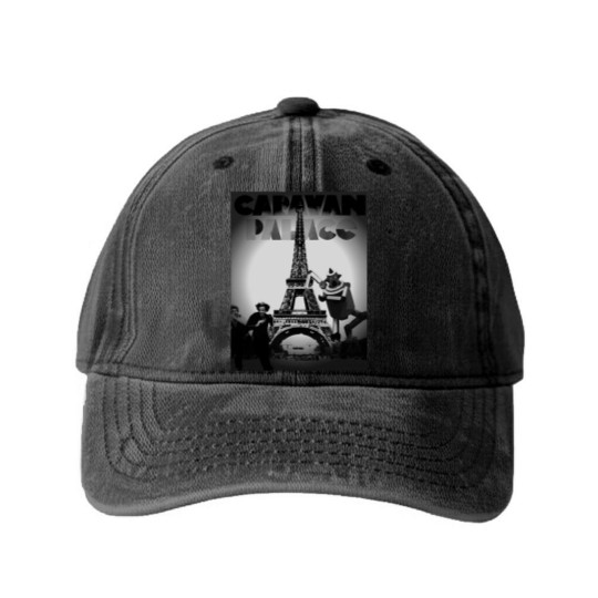 Discover Caravan Palace - Running From The Robot - Caravan Palace - Washed Denim Baseball Caps