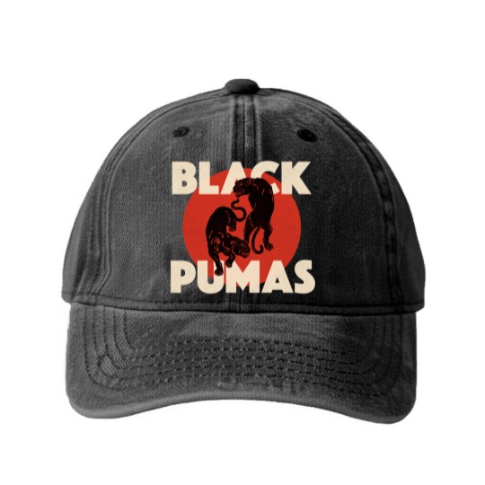 Discover BLACK PUMAS Washed Denim Baseball Caps