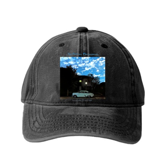 Discover Jackson Browne Late For The Sky American Singer Country Rock Washed Denim Baseball Caps
