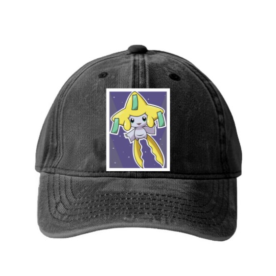 Discover Jirachi Washed Denim Baseball Caps