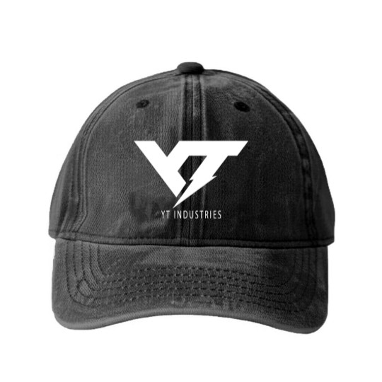 Discover YT Industries Washed Denim Baseball Caps