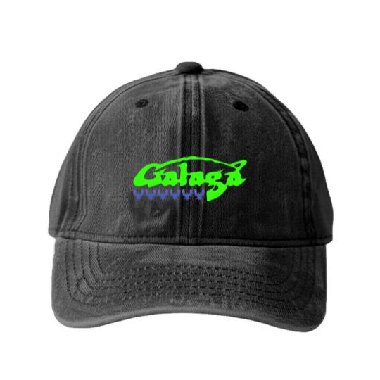 Discover Galaga - Galaga - Washed Denim Baseball Caps