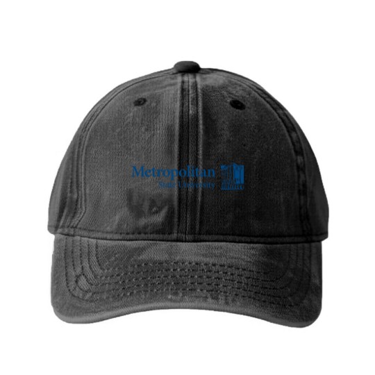 Discover Metropolitan State University (Metro State) Washed Denim Baseball Caps
