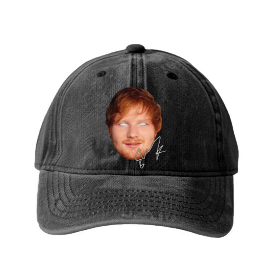 Discover Ed Shee Big Face Rap Washed Denim Baseball Caps Washed Denim Baseball Caps