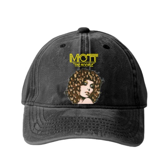 Discover Mott the hoople Washed Denim Baseball Caps