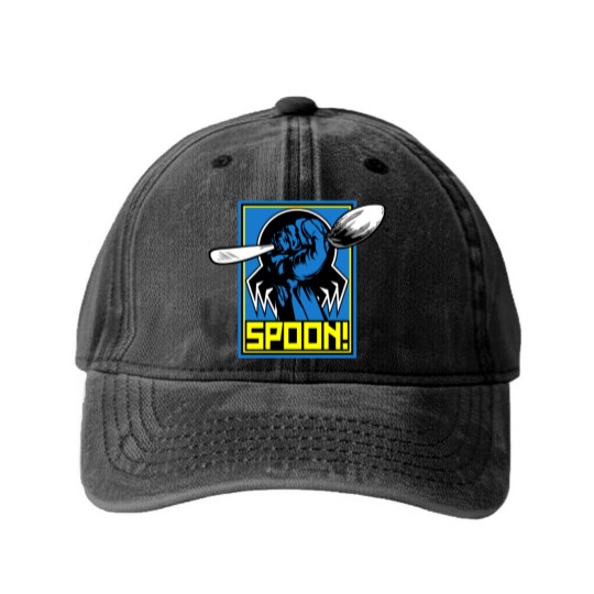 Discover the tick spoon Washed Denim Baseball Caps