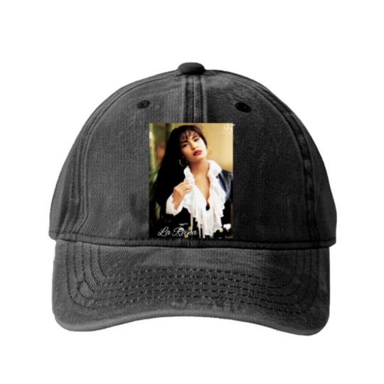 Discover Selena Washed Denim Baseball Caps, La Reina del Tejano Washed Denim Baseball Caps, La cantante, Selena Fan Gift