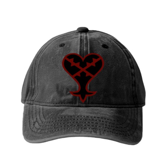 Discover Heartless - Kingdom Hearts - Washed Denim Baseball Caps