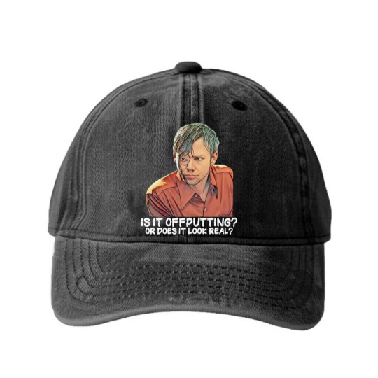 Discover Liam McPoyle - is it offputting Washed Denim Baseball Caps