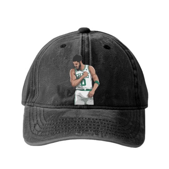 Discover Jayson Tatum Flex Washed Denim Baseball Caps