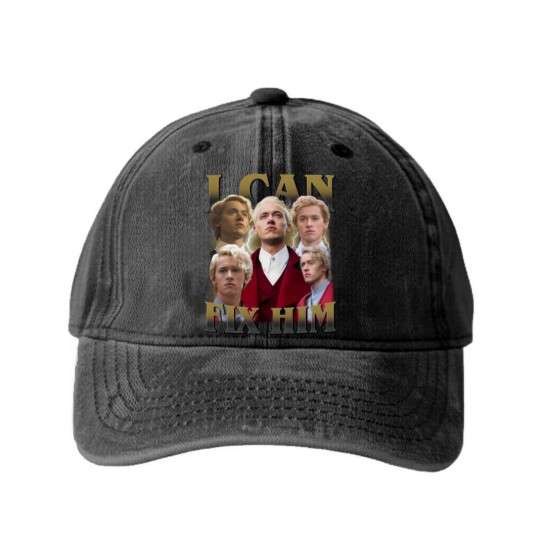 Discover Limited Coriolanus Snow Washed Denim Baseball Caps Character Movie Series Tom Blyth Washed Denim Baseball Caps