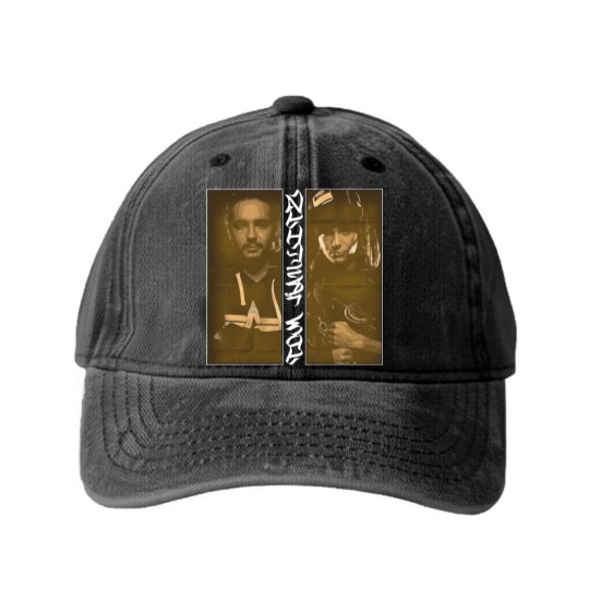 Discover Tom Kaulitz Washed Denim Baseball Caps