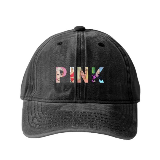 Discover Pink Washed Denim Baseball Caps, Pink Concert Washed Denim Baseball Caps, Pink Pink Concert
