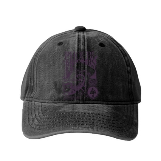 Discover Phoebe Bridgers I Know The End Punisher Merch Lyric Washed Denim Baseball Caps