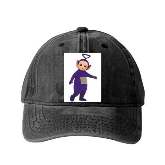 Discover Teletubbies - Tinky Winky Washed Denim Baseball Caps