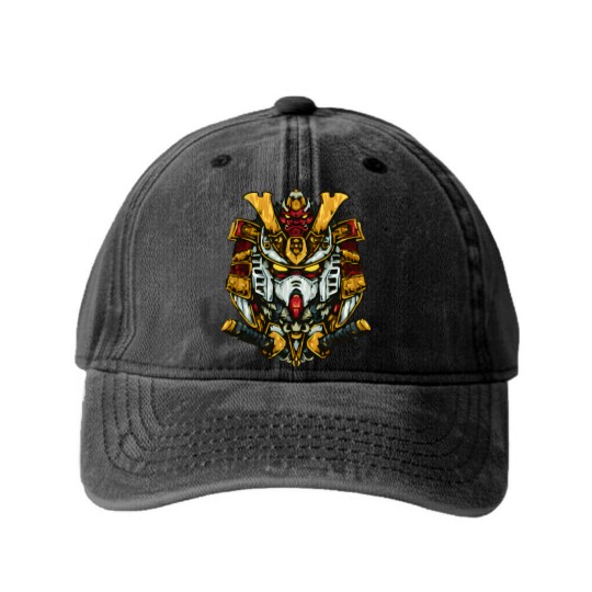 Discover gundam design - Gundam - Washed Denim Baseball Caps
