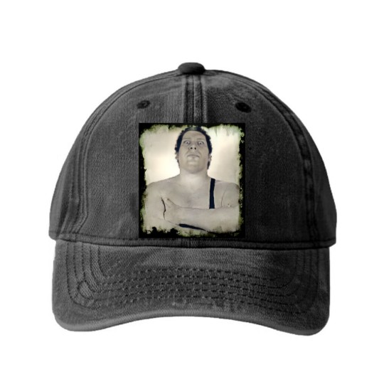 Discover GIANT! - Andre The Giant - Washed Denim Baseball Caps