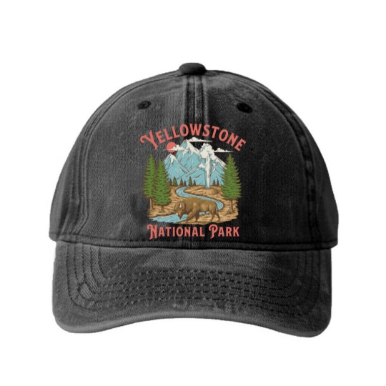 Discover YStone National Park Washed Denim Baseball Caps, National Park Washed Denim Baseball Caps