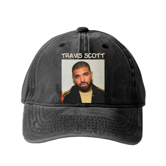Discover Travis Drake | Rapper Funny Meme Washed Denim Baseball Caps Oddly Specific