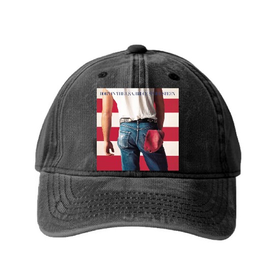 Discover ljlkjoi987>>bruce springsteen, bruce springsteen Washed Denim Baseball Caps