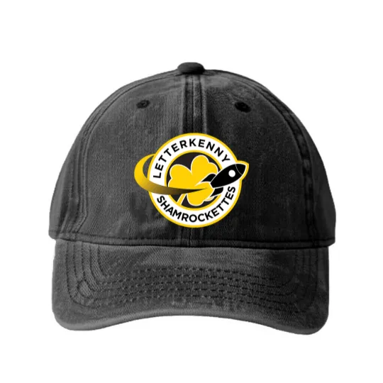 Discover Letterkenny Shamrockettes Washed Denim Baseball Caps