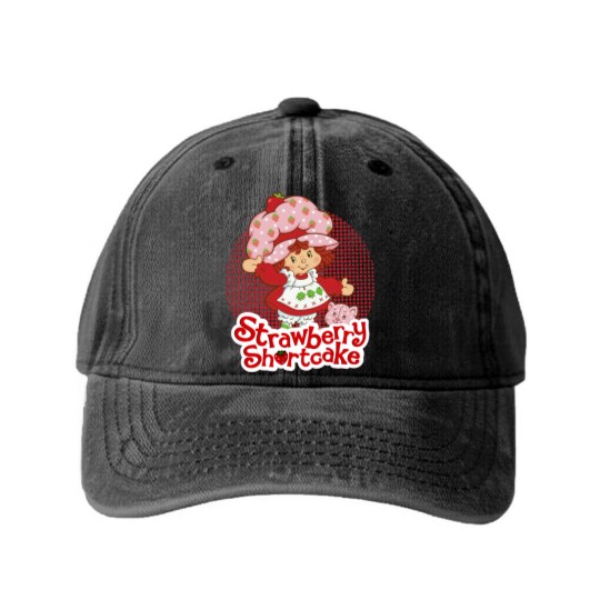 Discover Strawberry Shortcake - Strawberry Shortcake - Washed Denim Baseball Caps