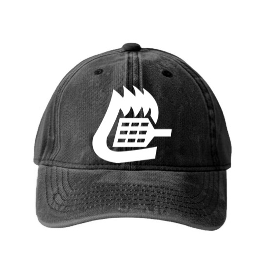 Discover Cook Out American Restaurant Logo Washed Denim Baseball Caps