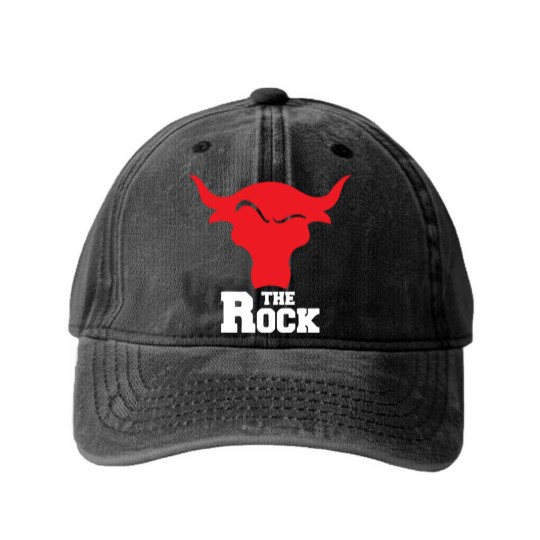 Discover The Rock Washed Denim Baseball Caps