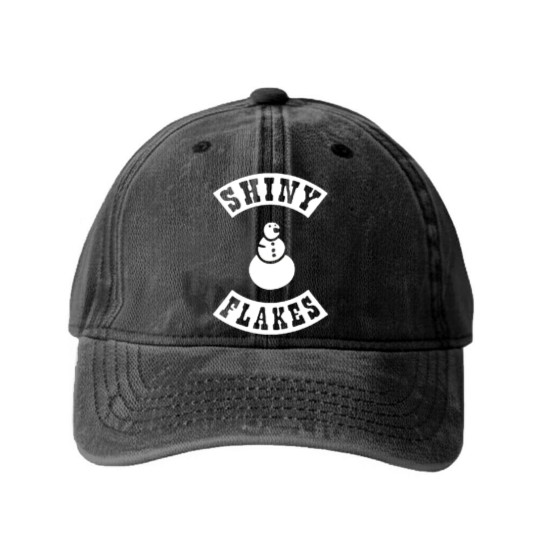 Discover Legendary Shiny Flakes Washed Denim Baseball Caps