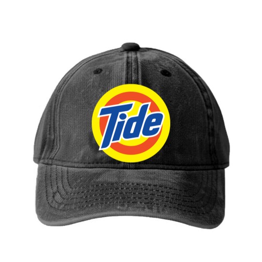 Discover Tide' Washed Denim Baseball Caps as worn Washed Denim Baseball Caps